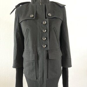 Juicy Couture Military-Inspired Wool Coat – Luxe & Structured with an Edge 🖤